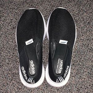 Brand new memory foam adidas slip ons